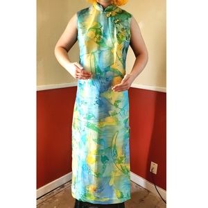 Vintage Tori Richard Honolulu maxi dress